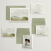 "Countryside" - Wedding Invitations in Emerald by Petra Kern - Invitation Suite