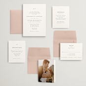 "Cedar creek" - Wedding Invitations in Cotton by Stacey Meacham - Invitation Suite