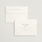 "Formal Elegance" - Wedding Invitations in Latte by Morgan Kendall - FREE Recipient Addressing