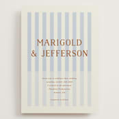 "stripes" - Wedding Invitations in Wave by Kelly Watkins - Front