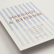 "stripes" - Wedding Invitations in Wave by Kelly Watkins - Detail