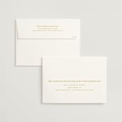 "Swoop" - Wedding Invitations in Marigold by Stacey Day - FREE Recipient Addressing