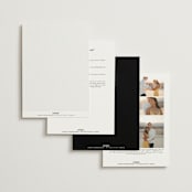 "Monumental" - Wedding Invitations in Cotton by Jessie Steury - Back of Card Options