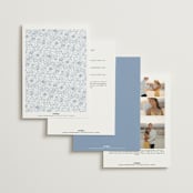 "Wild Roses" - Wedding Invitations in Nova by Kristen Smith - Back of Card Options