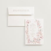 "kosmos" - Wedding Invitations in Cotton Candy by Phrosné Barwood - Invitation with Envelope