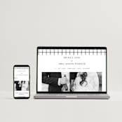 "Classic & Timeless" - Wedding Invitations in Obsidian by Lucrecia Caporale - FREE Wedding Website