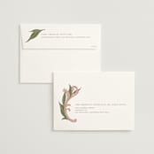 "1081" - Wedding Invitations in Blush by GeekInk Design - FREE Recipient Addressing