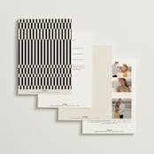 "Spin" - Wedding Invitations in Cream by Pixel and Hank - Back of Card Options