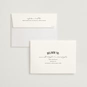 "Spin" - Wedding Invitations in Cream by Pixel and Hank - FREE Recipient Addressing