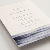 "Stillness" - Wedding Invitations in Horizon by Sumak Studio - Detail