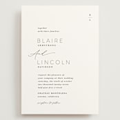 "Paire" - Wedding Invitations in Tuxedo by Kate Ahn - Front