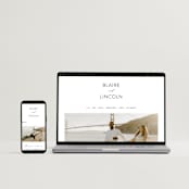 "Paire" - Wedding Invitations in Tuxedo by Kate Ahn - FREE Wedding Website