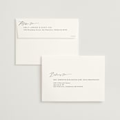 "Paire" - Wedding Invitations in Tuxedo by Kate Ahn - FREE Recipient Addressing