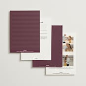 "Wild Peonies" - Wedding Invitations in Blush by Cindy Reynolds - Back of Card Options