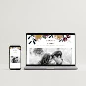"Wild Peonies" - Wedding Invitations in Blush by Cindy Reynolds - FREE Wedding Website