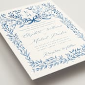 "Royal" - Wedding Invitations in Cobalt by Petra Kern - Detail