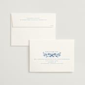 "Royal" - Wedding Invitations in Cobalt by Petra Kern - FREE Recipient Addressing