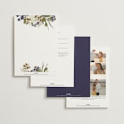 "Pressed Garden" - Wedding Invitations in Fall by Grace Kreinbrink - Back of Card Options