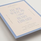 "Threaded" - Wedding Invitations in Canopy by Pixel and Hank - Detail