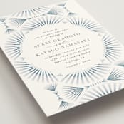 "AKARI" - Wedding Invitations in Wave by Melanie Kosuge - Detail