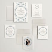 "AKARI" - Wedding Invitations in Wave by Melanie Kosuge - Invitation Suite