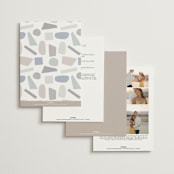 "The Minimalist" - Wedding Invitations in Air by lulu and isabelle - Back of Card Options