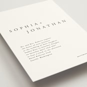 "The Minimalist" - Wedding Invitations in Air by lulu and isabelle - Detail