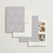 "Golden Hour" - Wedding Invitations in Water Lily by Jennifer Wick - Back of Card Options