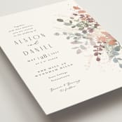 "Golden Hour" - Wedding Invitations in Water Lily by Jennifer Wick - Detail