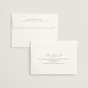 "Tidal Wave" - Wedding Invitations in Aqua by Hooray Creative - FREE Recipient Addressing