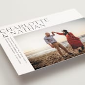"contemporary photo" - Wedding Invitations in Cloud by Erin Deegan - Detail