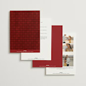 "wispy" - Wedding Invitations in Sienna by Angela Marzuki - Back of Card Options