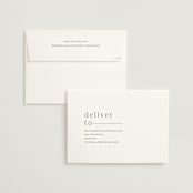 "wispy" - Wedding Invitations in Sienna by Angela Marzuki - FREE Recipient Addressing
