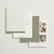 "Garden at Blue Hill" - Wedding Invitations in Meadow by Jennifer Wick - Back of Card Options