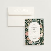 "Garden at Blue Hill" - Wedding Invitations in Meadow by Jennifer Wick - Invitation with Envelope