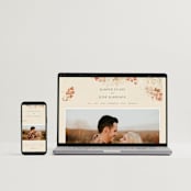 "Falling Foliage" - Wedding Invitations in Stone by Robert and Stella - FREE Wedding Website
