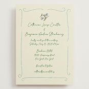 "The Pairfect" - Wedding Invitations in Waterlily by Helena Vitto - Front