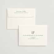 "The Pairfect" - Wedding Invitations in Waterlily by Helena Vitto - FREE Recipient Addressing