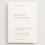 "Astoria" - Wedding Invitations in Silk by Kelly Schmidt - Front