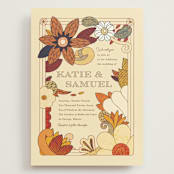 "Nouveau Love" - Wedding Invitations in Umber by Morgan Ramberg - Front