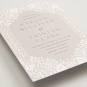"Lace Trim" - Wedding Invitations in Cream by Kristen Smith - Detail