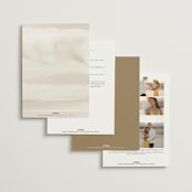 "Napa" - Wedding Invitations in Golden by Kelly Schmidt - Back of Card Options