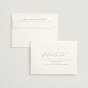 "Napa" - Wedding Invitations in Golden by Kelly Schmidt - FREE Recipient Addressing