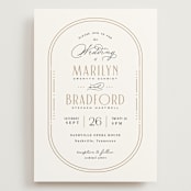 "Encapsulated" - Wedding Invitations in Black Tie by Hooray Creative - Front