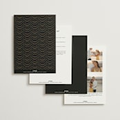 "Encapsulated" - Wedding Invitations in Black Tie by Hooray Creative - Back of Card Options