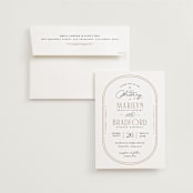 "Encapsulated" - Wedding Invitations in Black Tie by Hooray Creative - Invitation with Envelope