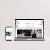 "Holidays ink doodles" - Wedding Invitations in Enchanted Holiday by Cass Loh - FREE Wedding Website