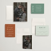 "Picture Perfect" - Wedding Invitations in Diamond by Amy Payne - Invitation Suite