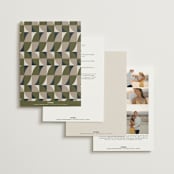 "Eisin" - Wedding Invitations in Vanilla Bean by Pati Cascino - Back of Card Options