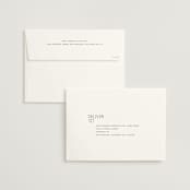 "Eisin" - Wedding Invitations in Vanilla Bean by Pati Cascino - FREE Recipient Addressing